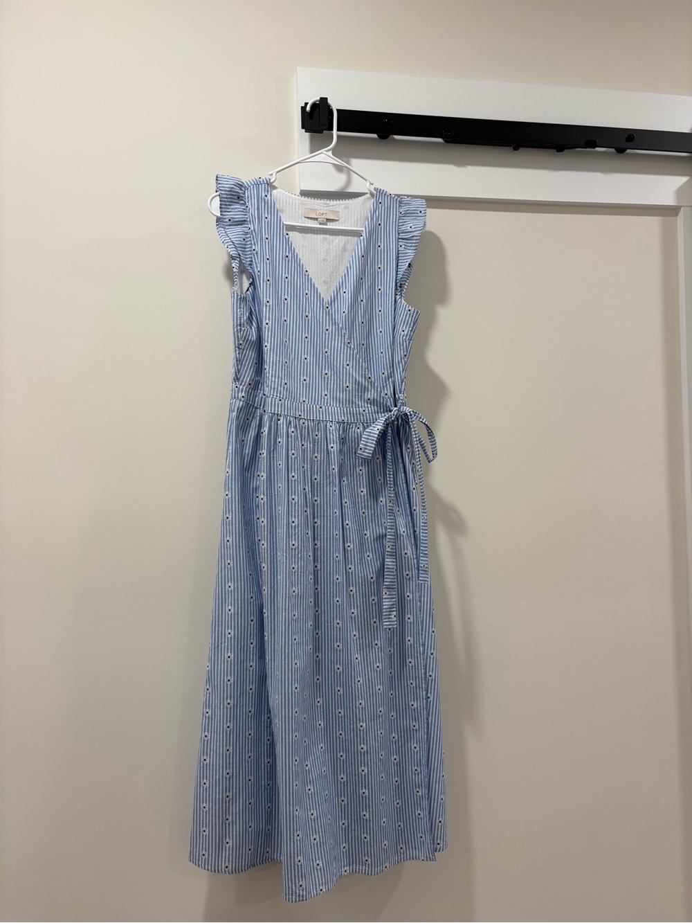 Loft 100% Cotton Dress Size Small - Picture 2 of 8